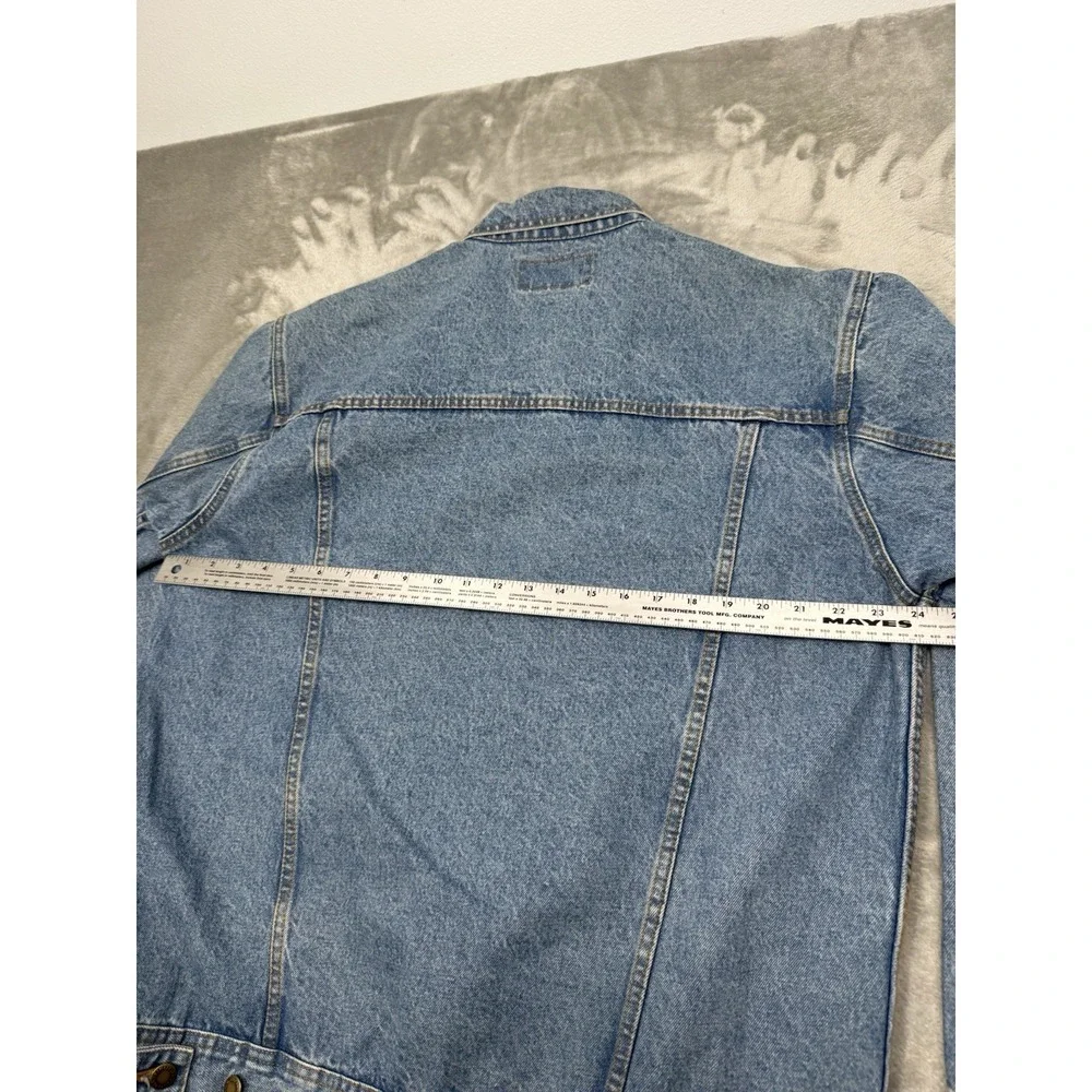 Vintage Wrangler Denim Jacket Mens Large Jean Button Trucker Western 90s Y2K